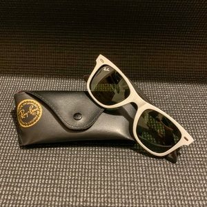 Ray-Ban White Wayfarer Sunglasses